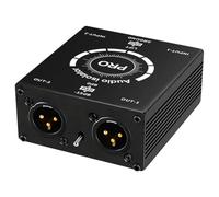 Zhdbchyuu New XLR Audio Isolator Current Sound Noise Cancellation Mixer Microphone Common Ground Filter Noise Isolator Meter