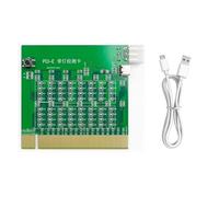 Zhdbchyuu PCI-E 16X PCI Express Slot Tester Card for Motherbaor Detect The Southbridge Short Or Open PCI-E with Light Tester