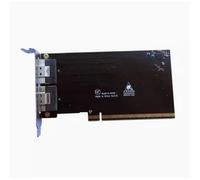 Zhdbchyuu PCIE X16 to 2-Port SFF-8654 8i X8 External Graphics Card EGPU Adapter Card with Half-Height Baffle for GPU Graphics Dock