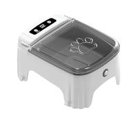 Zhdbchyuu Pet Feeder Automatic Cat Feeder Dog Slow Food Machine Timed Automatic Lid Opening Cat Food Dispenser Cat Dog Bowl