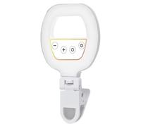 Zhdbchyuu Phone Fill Light Portable Phone Selfie Beauty Light Charging Ring Selfie RGB Light with Bluetooth Selfie Remote Control