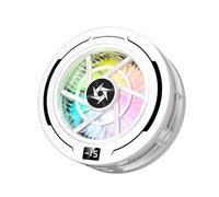 Zhdbchyuu Phone Heat Mobile Phone Cooler Digital Display Semiconductor Cooling Icing Cooling Gaming Live Silent Operation
