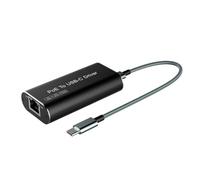 Zhdbchyuu POE Powered Type C Ethernet Adapter USB C to RJ45 LAN Network Card for Phone Tablet PC