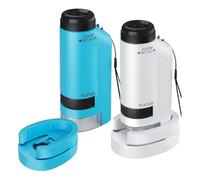 Zhdbchyuu Portable Microscope for Kids Zoom 60x-180x,Handheld Mini Microscope STEM & Science Toys,LED Pocket Little Scientist