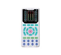 Zhdbchyuu Portable Voice Changer Sound Card Set Voice Changer with Headphone Mic 15 Voice Modes Noise Reduction for Phone/Computer