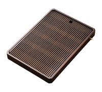 Zhdbchyuu Rectangular Tea Tray Chinese Natural Bamboo Tea Tray Water Storage Tea Tray Saucer Reusable Tea Board Tea Storage Tray L