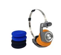 Zhdbchyuu Retro Style Foldable Portable Bluetooth Headphones HiFi Stereo Noise Reduction Long Battery Life Wireless Headset Silver