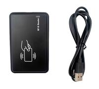 Zhdbchyuu RFID Reader Writer 915M Plug & Play USB Scanner, Portable Long-Range RFID Inventory Scanner, Handheld UHF Tag Reader