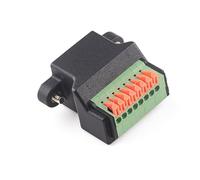Zhdbchyuu RJ45 Female Panel Mount Connector Adapter Toolless Free Tool Reusable Termination Plugs Ethernet Field Modular Plug