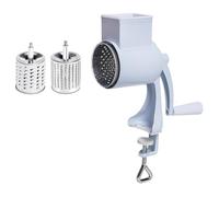 Zhdbchyuu Rotary Cheese Grater Hand Crank Nut Grinder Multifunctional Kitchen Shredder for Cheese, Nuts, and Fruits