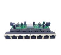 Zhdbchyuu RPOE Ethernet Switch 10/100M 8 Port Reverse POE Switch PCBA Network Board Communication Board Module