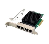 Zhdbchyuu RTL8125B 2.5G Netowrk Card PCIe X4 Server Quad Gigabit Ethernet Adapter 4 Ports PCIe RJ45 LAN 10/100/1000/2500Mbps
