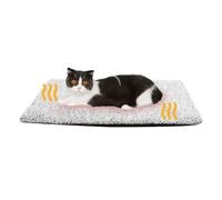Zhdbchyuu Self Warming Cat Bed 28.74x 18.9 inch Extra Warm Thermal Pet Pad with Removable Cover Non-Slip Non Electric Washable B