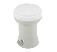 Zhdbchyuu Single Head LNB High Gain Single Output LNB for KU Band Single Channel Receiver Satellite TV Receiver Grey