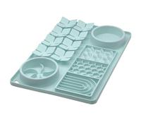 Zhdbchyuu Slow Feeder Bowl for Dogs, Silicone Lick Mat with Suction Cups, Snuffle Mat for Pet Smell Training for Slow Eating