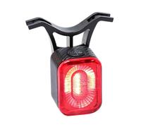Zhdbchyuu Smart Brake Sensing Bike Tail Light,Super Bright USB Rechargeable LED Rear Light,4-Mode Waterproof Automatic Brake Light