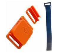 Zhdbchyuu Smol Slimes V2 Tracker for SlimeVR Integrates -45686 IMU QMC6309 for Tracking in Virtual Reality with Strap Orange