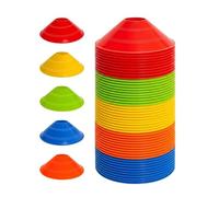 Zhdbchyuu Soccer Cones for Sports Training with Mesh Carry Bag, Multi-Color Agility Disc Cones for Football Basketball Drills