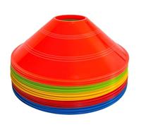 Zhdbchyuu Soccer Cones for Sports Training with Mesh Carry Bag,Shelf Multi-Color Agility Disc Cones for Football Basketball Drills