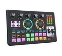 Zhdbchyuu Sound Card Microphone OTG Audio Mixer RGB Bluetooth Professional Universal Mobile Phone Computer Live Streaming Karaoke