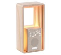 Zhdbchyuu Sunrise Clock with Wake-Up with USB 9 Sleep Aids, Dimmable Display Auto Timer Ideal Night Light for Heavy Sleeper