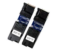 Zhdbchyuu Supper Mini FTTH 1 Pair Gigabit Fiber Optical Media Converter 100/1000Mbps Single Mode Single Fiber SC Port 20KM PCBA