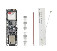 Zhdbchyuu T-A7670E Module -WROVER-E 4G LTE Cat1 Dev Board with FPC Antenna Supports WiFi BT TF Card with 18650 Battery Holder