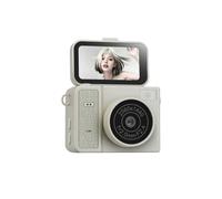 Zhdbchyuu Thumb Keychain Camera 1.47-inch Flip Screen Mini Action Camera 1080P Retro Style Very Small Camcorder Gray
