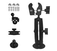 Zhdbchyuu Trolling Motor Stabilizer Mount 360° Adjustable Tough-Claw Boat Trolling Motor Shaft Reduces Bounce Fits to 0.6" to 2"