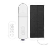 Zhdbchyuu Tuya Zigbee Smart Electric Curtain Motor Roller Shade Driver with Solar Panel Voice Controll Automatic Curtain Motor