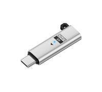 Zhdbchyuu Type-C 4K@60Hz 1080P Virtual Display Adapter USB C DDC EDID Dummy Plug Headless Ghost Display Emulator Silver Gray