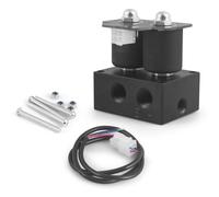Zhdbchyuu Universal 12V Solenoid Valve Air Ride Suspension Manifold Valve Pneumatic Absorber Solenoid Valve Set (0-200psi)