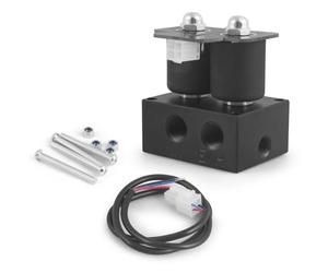 Zhdbchyuu Universal 12V Solenoid Valve Air Ride Suspension Manifold Valve Pneumatic Absorber Solenoid Valve Set (0-200psi)