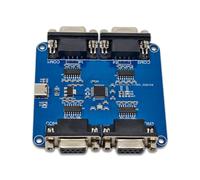 Zhdbchyuu USB to 4-CH RS232 Communication Module CH344Q Chip Supports 4-CH Full-Duplex Transmission Reception for Scanner Printer
