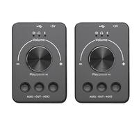Zhdbchyuu USB Volume Control Knob Computer Speaker Controller with One-Click Mute 3 Volume Control Modes Play/Pause and Track Skip