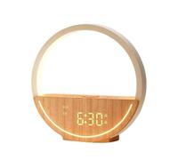 Zhdbchyuu Wake Up Light Sunrise Alarm Clock,White Noise Sound Machine with 20 Soothing Sounds for Heavy Sleepers EU Plug
