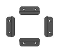 Zhdbchyuu Wall Mount Anti-Theft Lock Holder for Tablets, E-Reader, Phone, Adhesive Or Screws Install for Cooking Working Relaxing