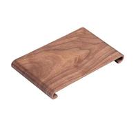 Zhdbchyuu Walnut Wood Tea Tray Dry Brew Coffee Table Home Hotel Serving Display Stand Heat- Thick Tray Simple Design