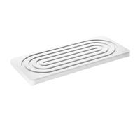 Zhdbchyuu Water Absorbing Stone Tray for Sink, Quick Drying Diatomite Bathroom Tray Countertop, Drying Mat for Kitchen Counter
