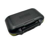 Zhdbchyuu Waterproof Fishing Tackle Box Fishing Tool Storage Box Fish Hook Lure Fake Bait Boxes Carp for Fishing Goods Box Black