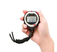 Zhdbchyuu Waterproof Stopwatch Chronograph Alarm/Time/Date/W ouble Row Digital Display Countdown Timer for Sport Match
