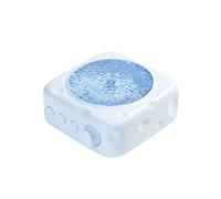 Zhdbchyuu Wave Projection Light Bluetooth Speaker Wireless MP3 Music Player RGB Atmosphere Light HiFi Audio System Blue
