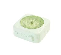 Zhdbchyuu Wave Projection Light Bluetooth Speaker Wireless MP3 Music Player RGB Atmosphere Light HiFi Audio System Green