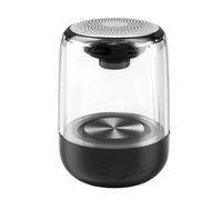 Zhdbchyuu Wireless Bluetooth Speakers Crystal Illuminated Mini Speaker True Wireless Stereo Speaker Transparent LED Music Player
