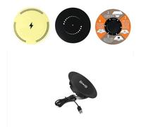 Zhdbchyuu Wireless Charger Under Desk, 0-30mm Under Desk Wireless Charger, Ultra-Thin Design, for Various Types of Desktops