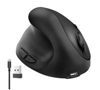 Zhdbchyuu Wireless Mouse Jiggler Rechargeable Moving Mouse Mover Left Handed 2.4G Wireless Mouse for Laptop Keep Computer Awake