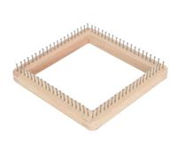 Zhdbchyuu Wooden Knitting Board Tool 20 X 20 cm, Suitable for DIY Knitting Beginners, Adults, and Children Handmade Making Kits