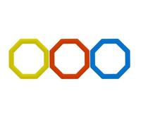 Zhdbchyuu Youth Agility Rings for Sports Fitness Step Training, Non-Slip Speed Training Rings for Basketball Soccer Street Dance