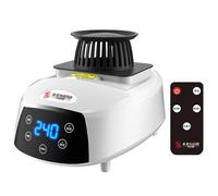 ZHDDM Séchoir à Linge Électrique avec Système de Purification par Ions Négatifs, Minuterie Automatique Numérique 240 Min