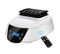 ZHDDM Séchoir à Linge Portable Éléctrique à Chaleur Soufflante pour Sèche-Linge à Économie D'énergie D'appartement Minuterie Automatique Numérique (Purification D'ions Négatifs)